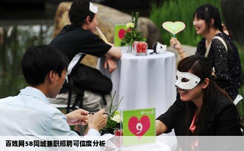 百姓網58同城兼職招聘可信度分析