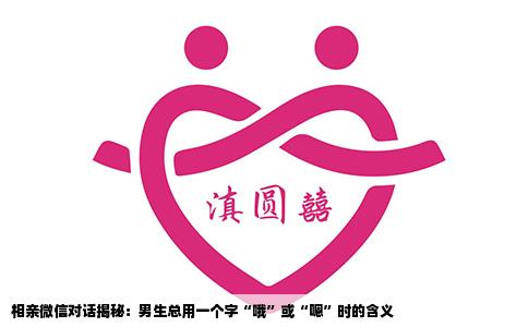 相親微信對話揭秘：男生總用一個字“哦”或“嗯”時的含義